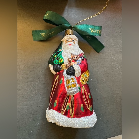Waterford Crystal Holiday Heirlooms Christmas Ornament “Santa 2nd Edition" - Picture 2 of 15